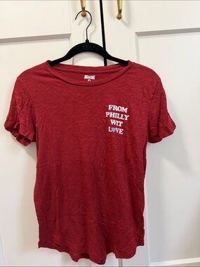 Tailgate From Philly With Love Red Graphic Tee - Unbranded